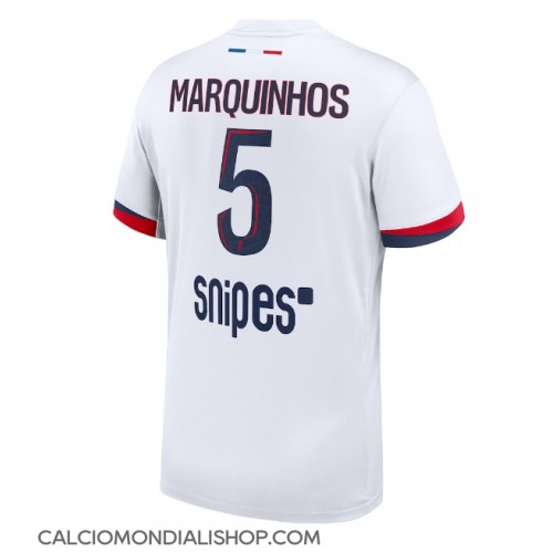 Maglie da calcio Paris Saint-Germain Marquinhos #5 Seconda Maglia 2025-26 Manica Corta